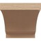 Ekena Millwork 8"W x 8"D x 8"H Wide Moab Rough Cedar Woodgrain TimberThane Corbel, Primed Tan CORUR08X08X08MOARCPR - alternate 5